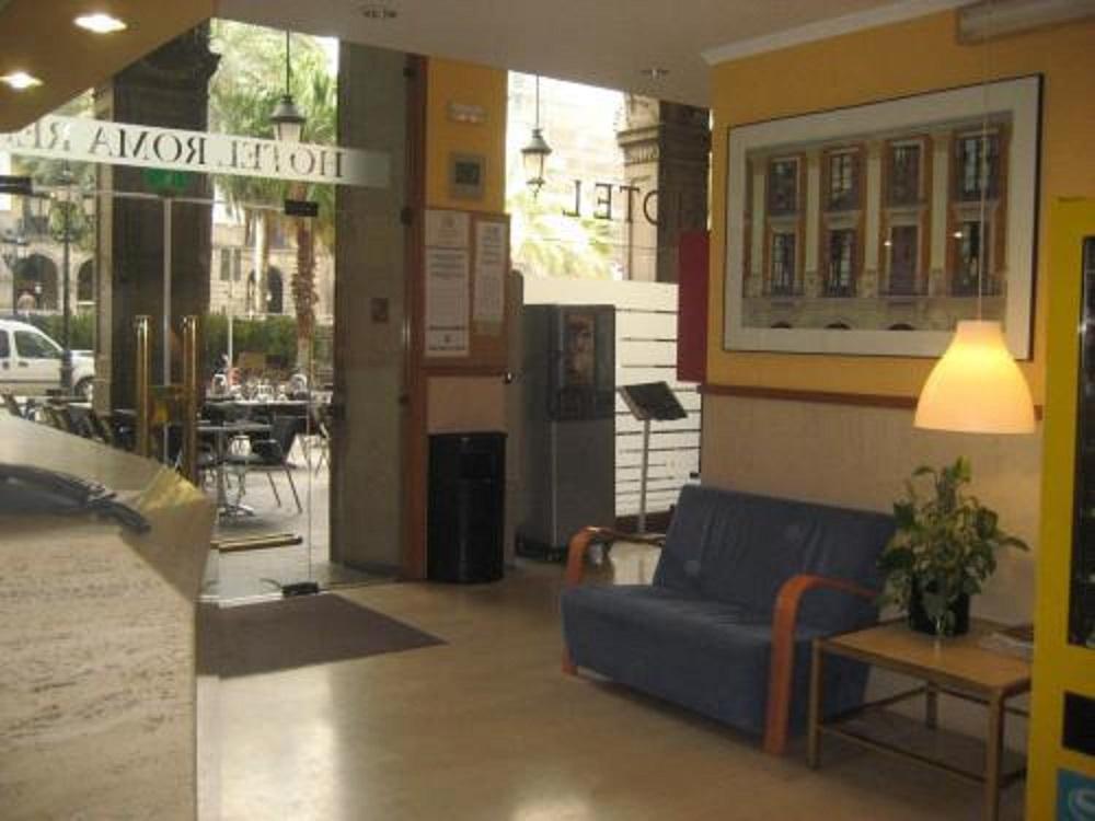 Roma Reial Hotel Barcelona Interior foto
